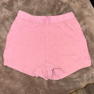 Disney Pink Eyelet High-Waist Shorts